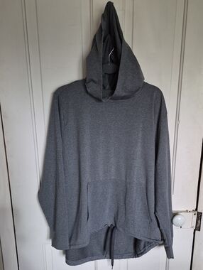 Nike Men's Dark Gray Hooded Pullover Sweatshirt